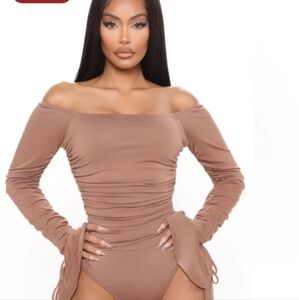 Off the shoulder bodysuit